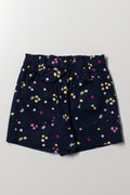Ditsy Shorts Navy
