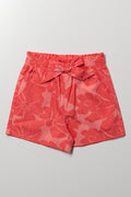 Flower Shorts Orange