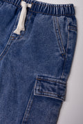 Cargo Denim Jeans Blue (1)