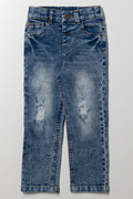 Ripped Skinny Denim Jeans Blue