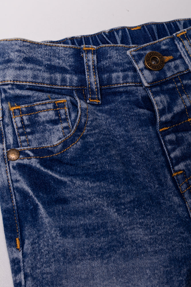 Ripped Skinny Denim Jeans Blue (1)