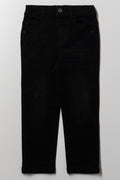 Rip And Repair Skinny Denim Jean Black