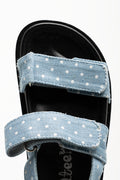Polka Dot Sandals Blue (4)