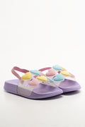 Heart Pool Slides Lilac