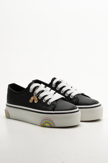 Rainbow Sneakers Black