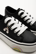 Rainbow Sneakers Black (2)