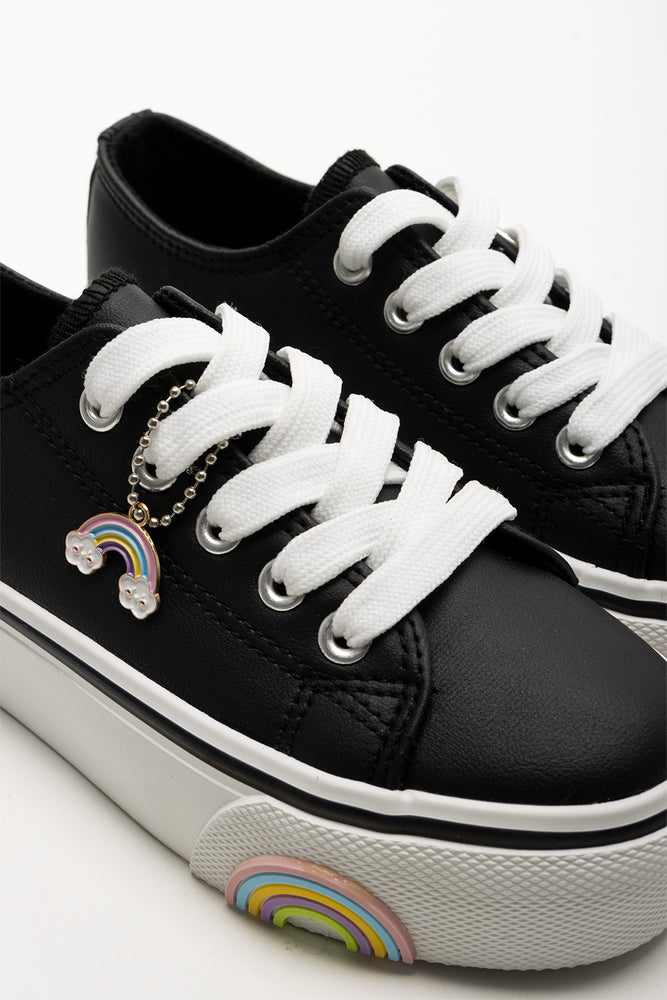 Rainbow Sneakers Black (2)