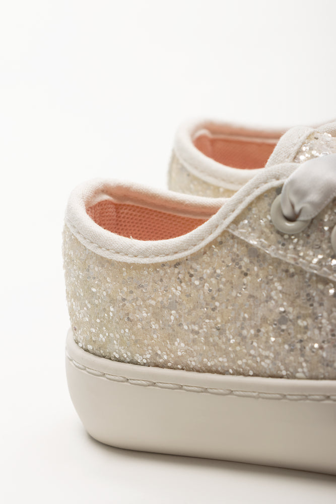 Sequin Sneakers White (3)
