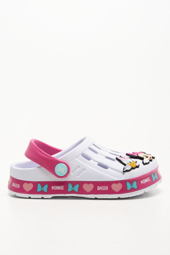 Minnie Mouse And Daisy Duck Clogs White