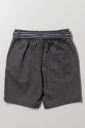 Belted Chino Shorts Dark Grey (2)