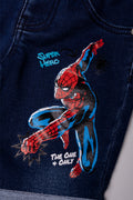 Spider-Man Denim Shorts Blue (1)