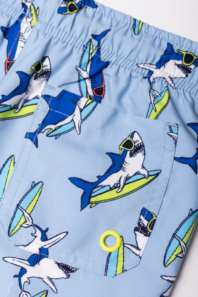 Swim Shorts Light Blue (2)