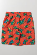 Crocodile Swim Shorts Orange (3)