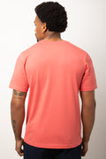 Short Sleeve Regular Fit T-Shirt Coral (2)