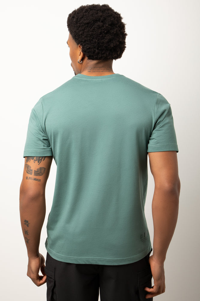 Short Sleeve Regular Fit T-Shirt Green (2)