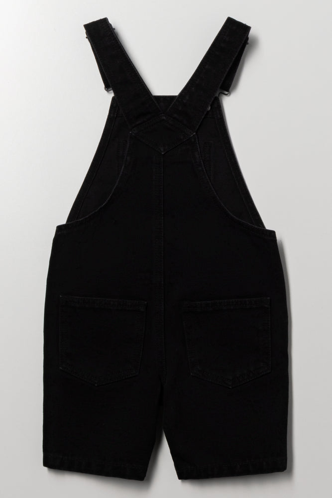 Denim Dungaree Black (3)