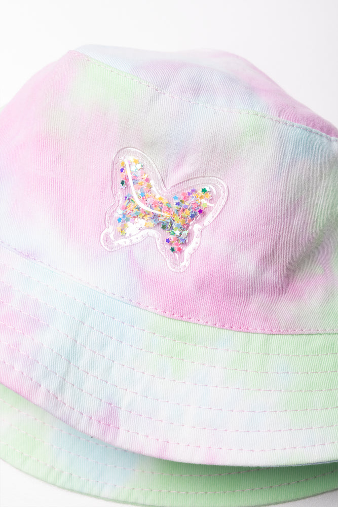 Butterfly Tie Dye Bucket Hat Multi