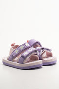 Double Strap Sandals Purple