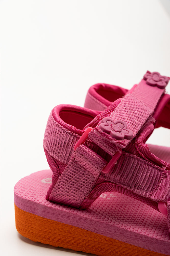 Chunky Sport Sandals Pink (3)