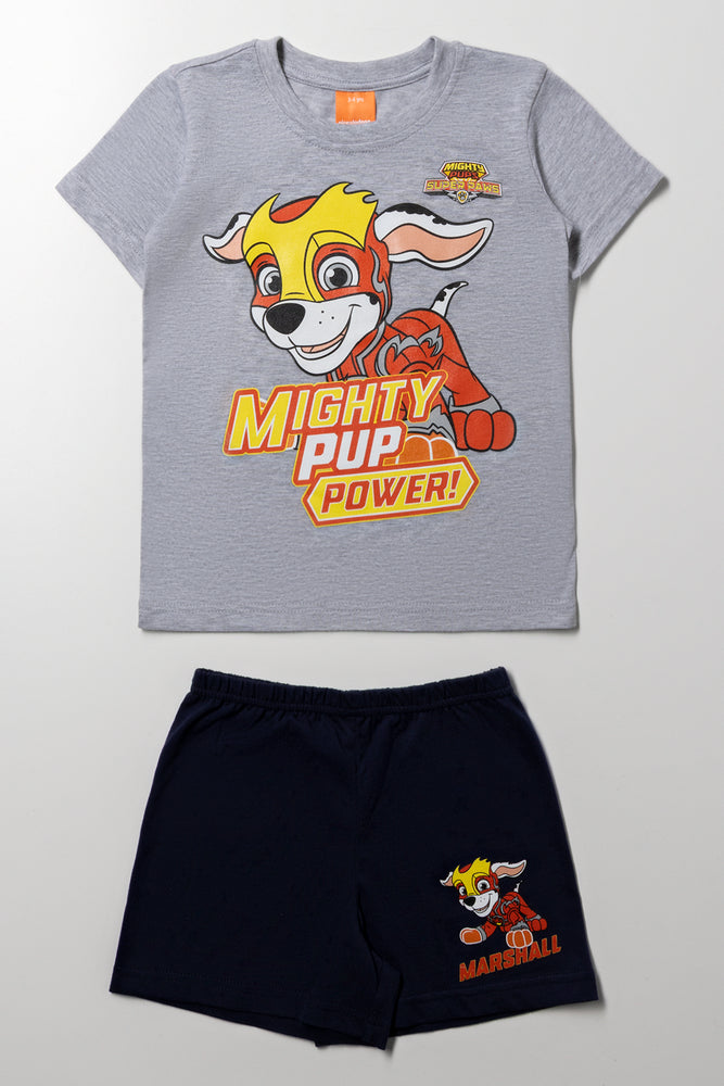 Paw Patrol Short Sleeve Pyjama Set Grey