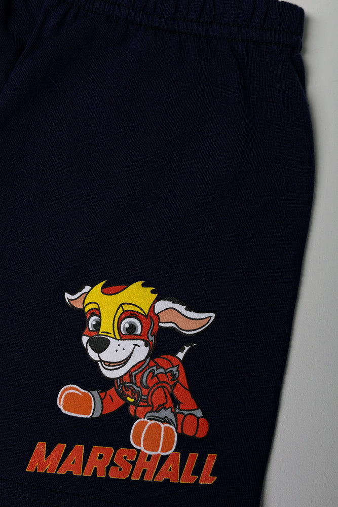 Paw Patrol Short Sleeve Pyjama Set Grey (2)