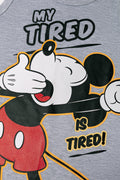 Mickey Mouse Pyjama Set Grey (1)