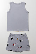 Mickey Mouse Pyjama Set Grey (3)