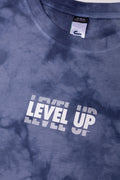 Tie Dye Level Up Short Sleeve T-Shirt Blue (1)
