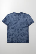 Tie Dye Level Up Short Sleeve T-Shirt Blue (2)