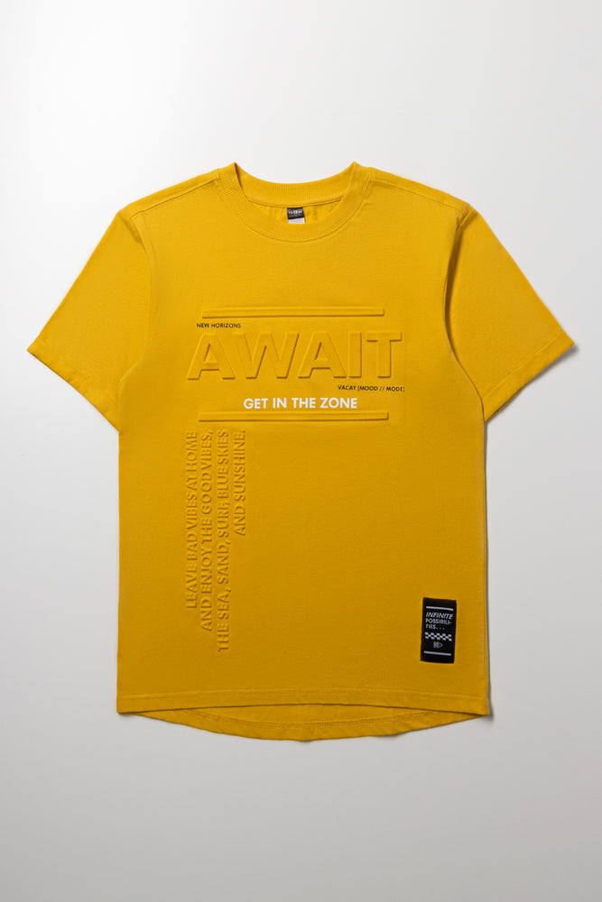 Short Sleeve T-Shirt Yellow | Tops & T-Shirts | Ackermans