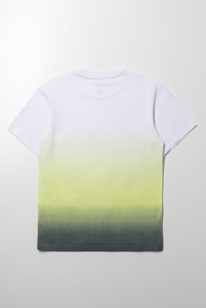 Ombre Short Sleeve T-Shirt Green (3)