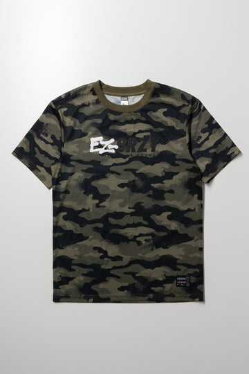 Camo Short Sleeve T-Shirt Green