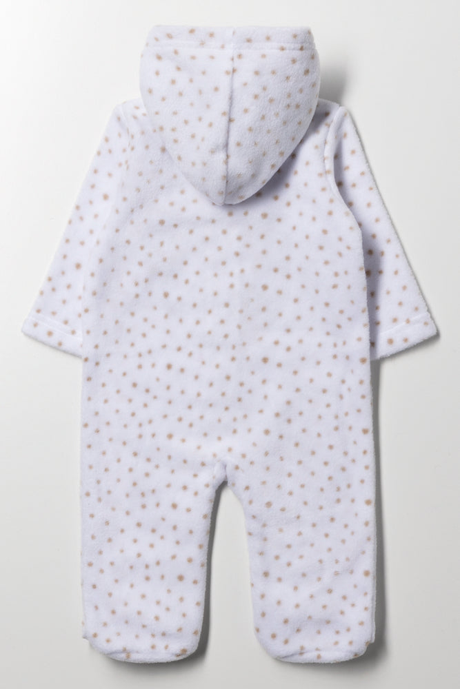 Bear Babygrow White (2)