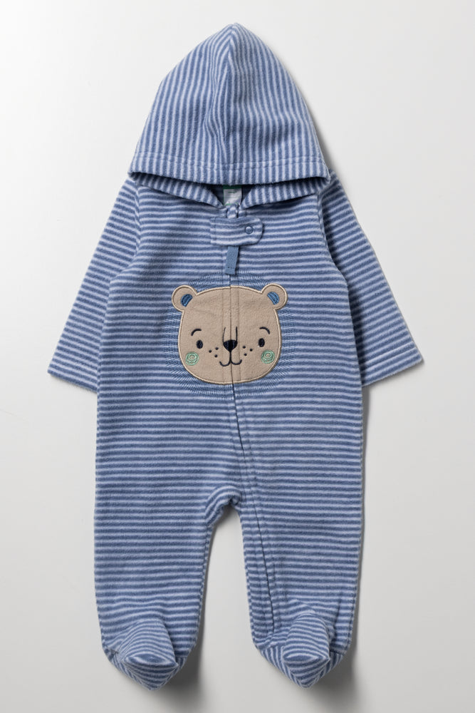 Lion Babygrow Blue