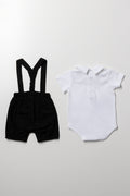 Dungaree Set Black (3)