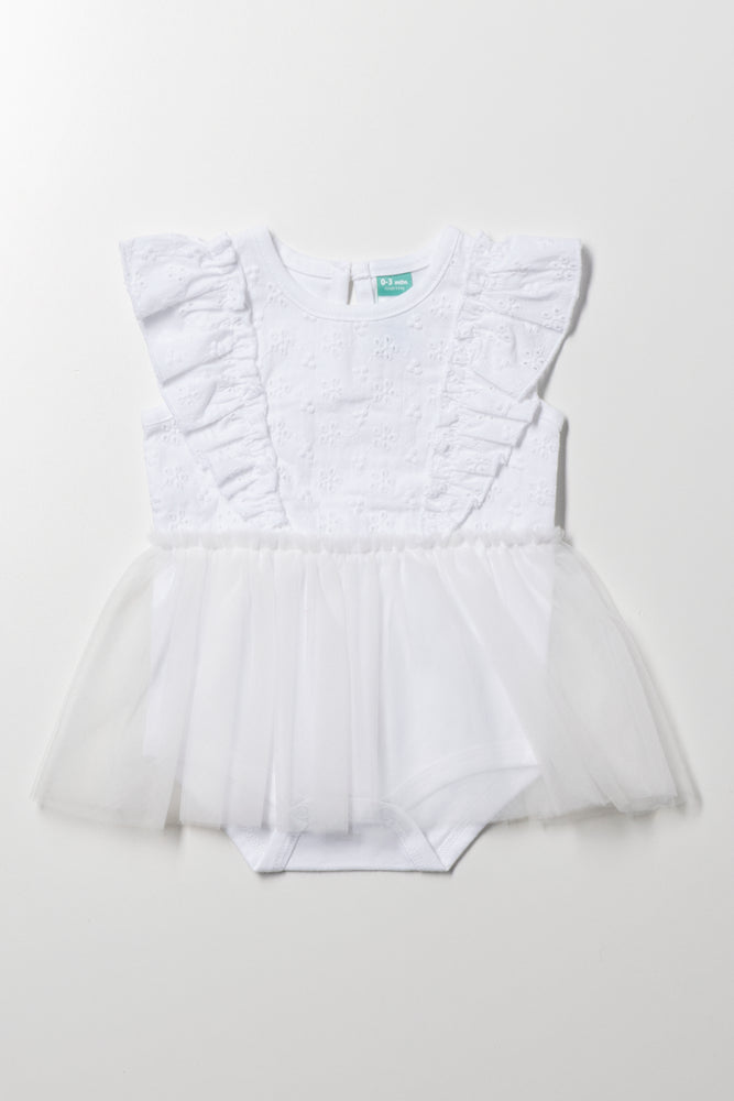 Anglaise Dress White