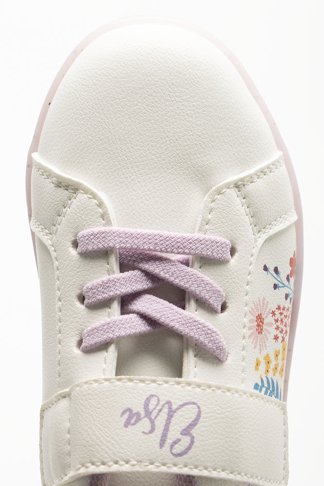 Frozen Glitter Sneakers White & Lilac (3)