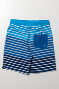 Stripe Swim Shorts Blue (3)