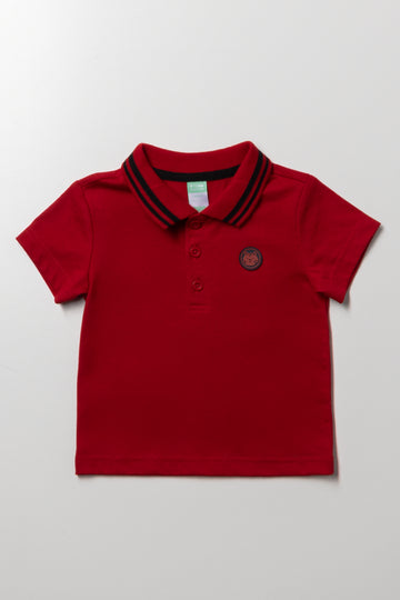 Short Sleeve Golfer Red
