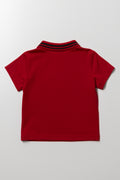 Short Sleeve Golfer Red (2)