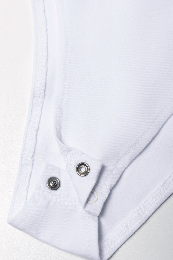 Short Sleeve Bodysuit White (2)