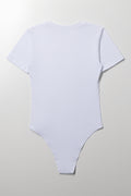 Short Sleeve Bodysuit White (3)