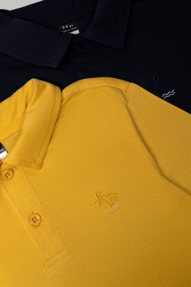 2 Pack Golfers Navy And Yellow