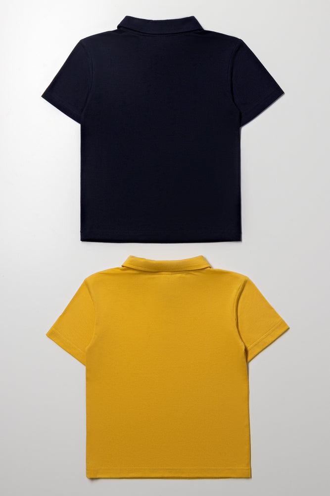 2 Pack Golfers Navy And Yellow (2)