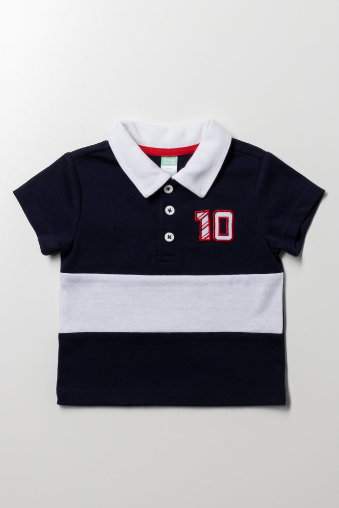 Golfer Navy And White