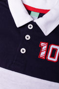 Golfer Navy And White (1)