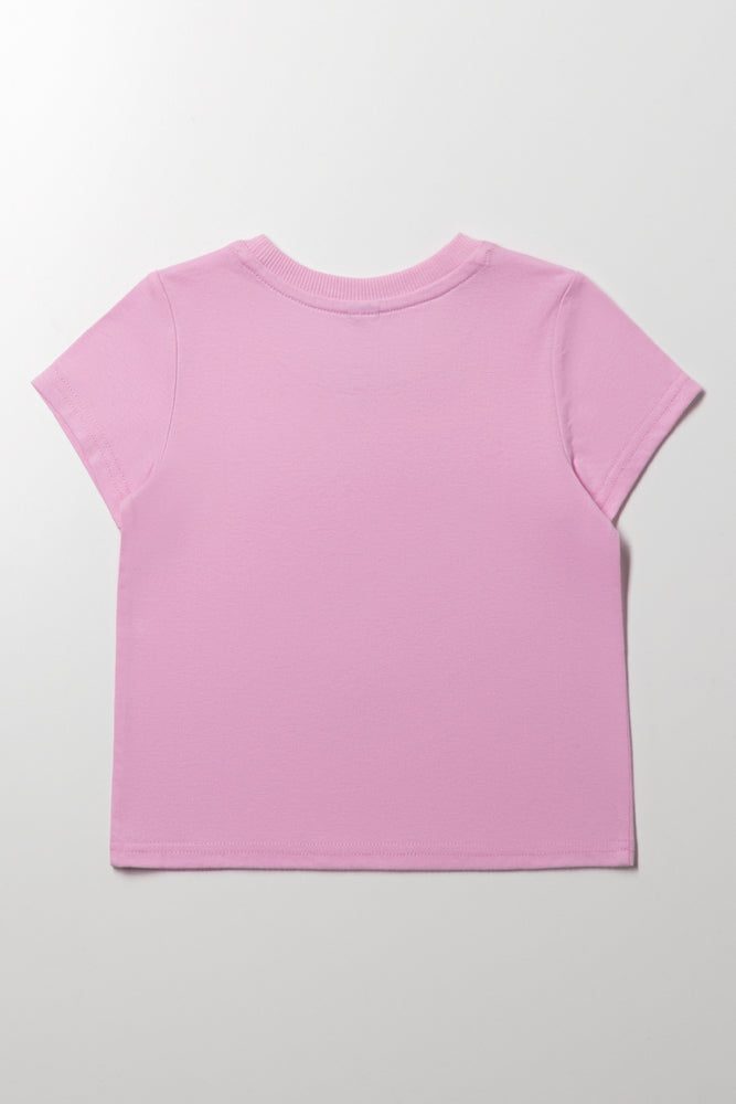 Short Sleeve T-Shirt Pink (2)