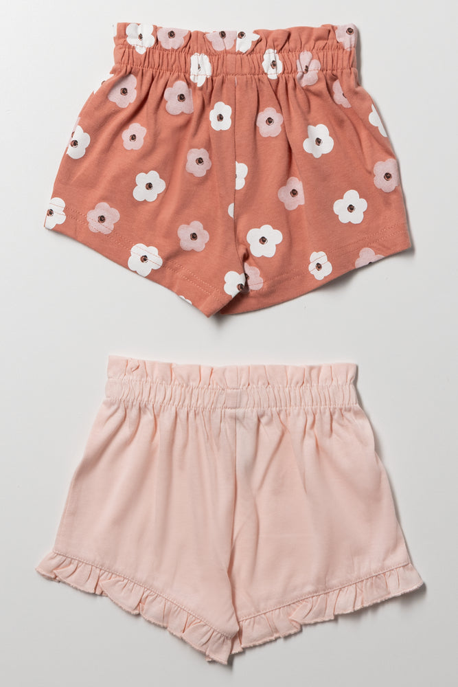 2 Pack Shorts Pink (2)
