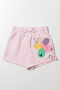 Knit Shorts Pink
