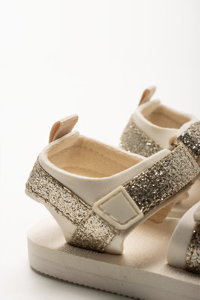 Double Strap Sandals Gold (3)
